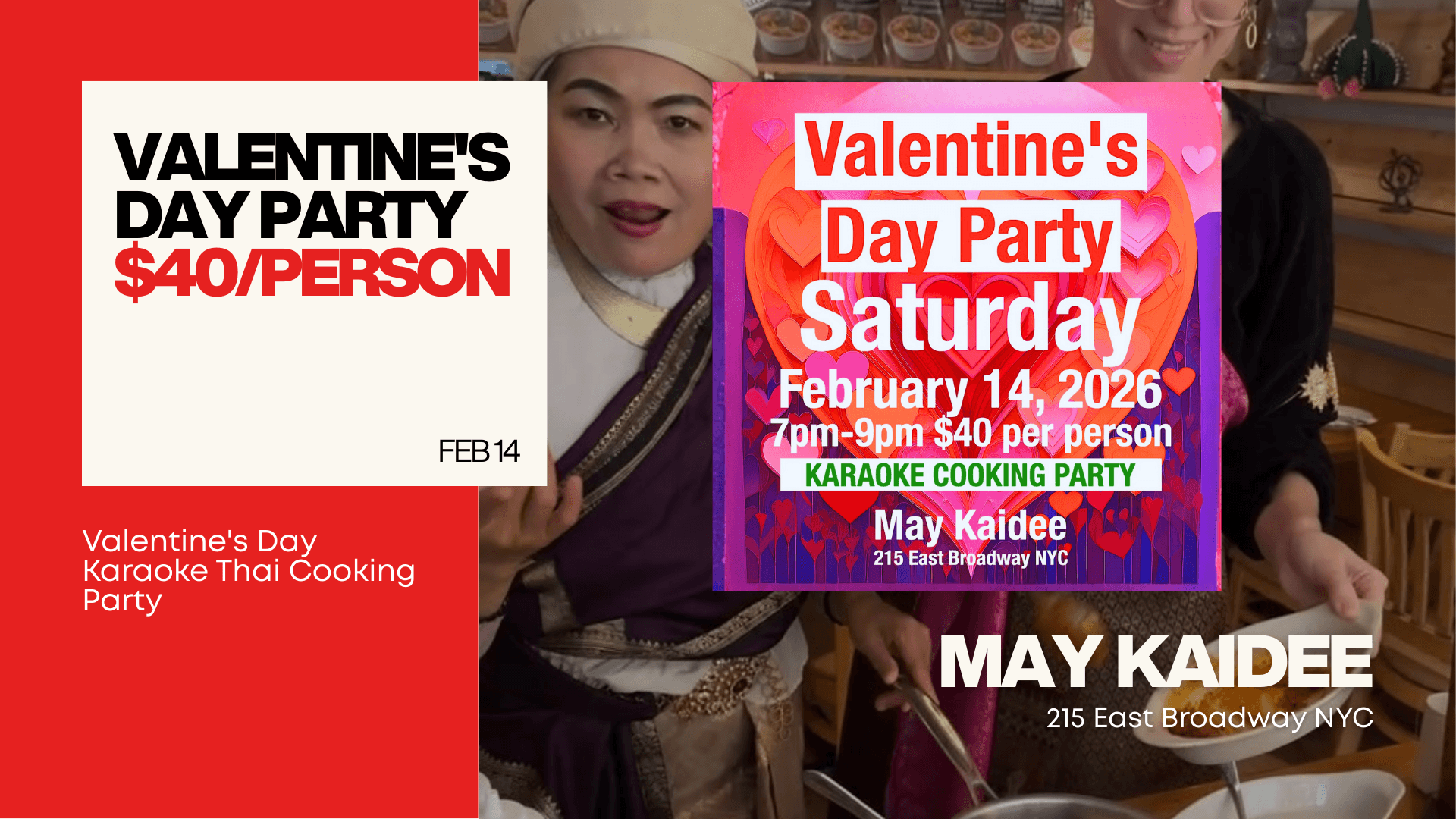 May Kaidee — Valentine’s Day Party